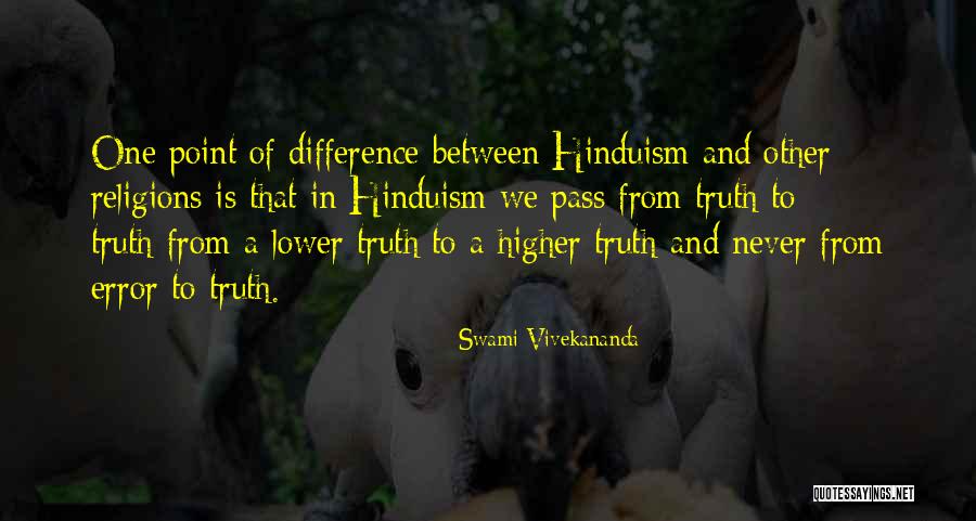 Point Of Difference Quotes By Swami Vivekananda