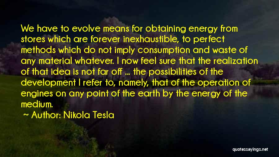 Point Of Realization Quotes By Nikola Tesla