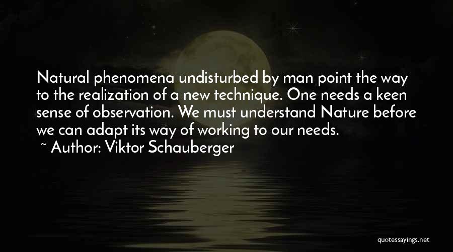 Point Of Realization Quotes By Viktor Schauberger