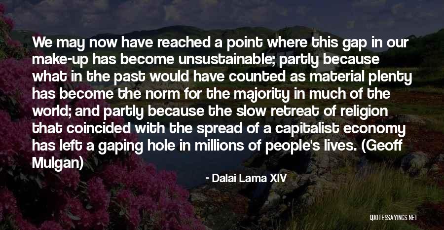 Point Of Retreat Quotes By Dalai Lama XIV