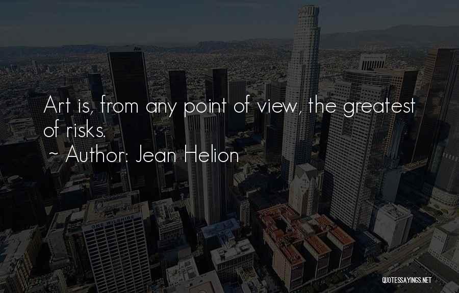 Point Of View Quotes By Jean Helion