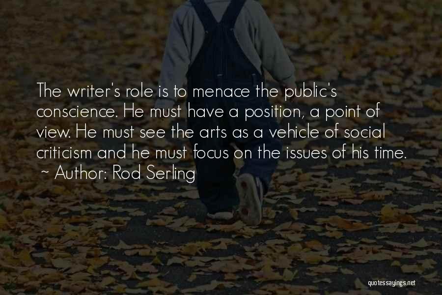Point Of View Quotes By Rod Serling