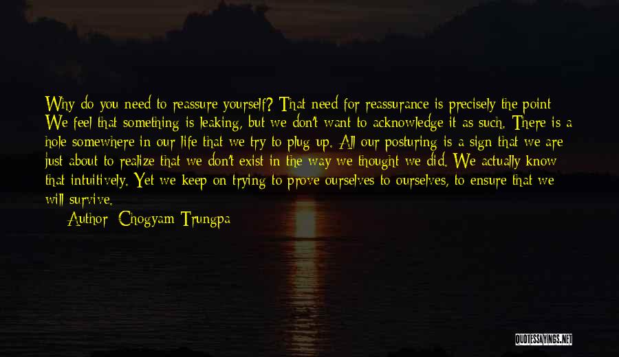 Point To Prove Quotes By Chogyam Trungpa