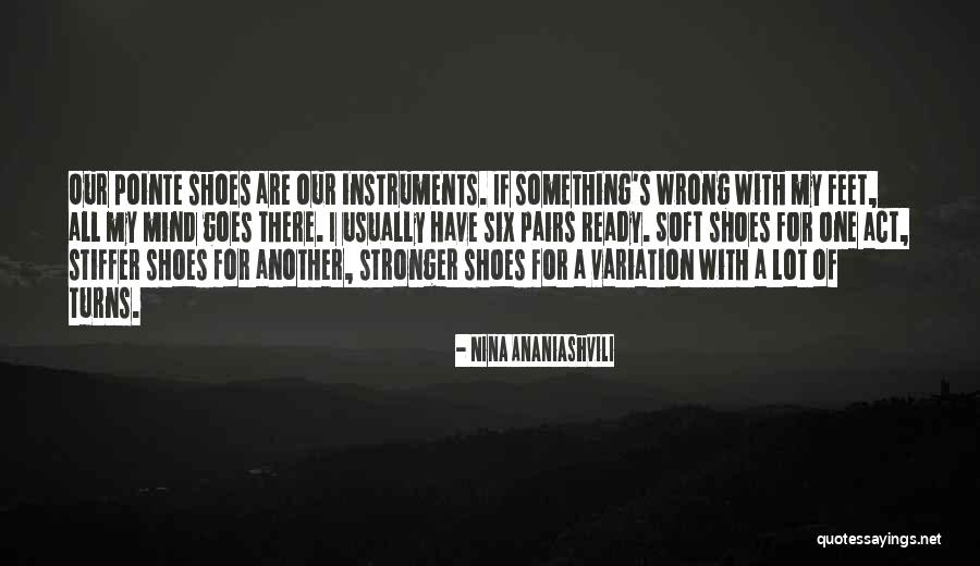 Pointe Shoes Quotes By Nina Ananiashvili Pointe Shoes Quotes By Nina Ananiashvili