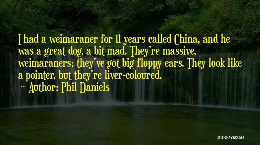 Pointer Dog Quotes By Phil Daniels