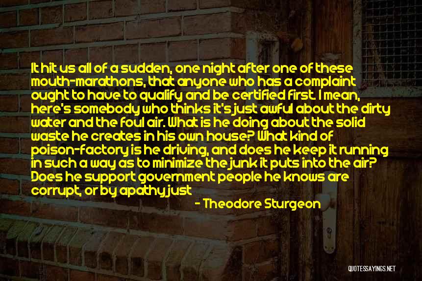 Pointing Fingers Quotes By Theodore Sturgeon Pointing Fingers Quotes By Theodore Sturgeon