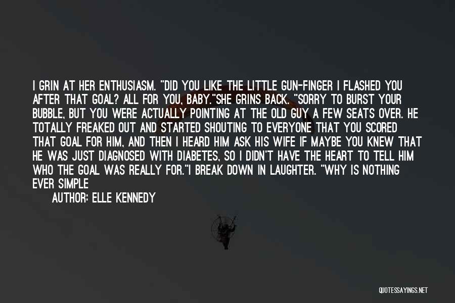 Pointing Gun Quotes By Elle Kennedy