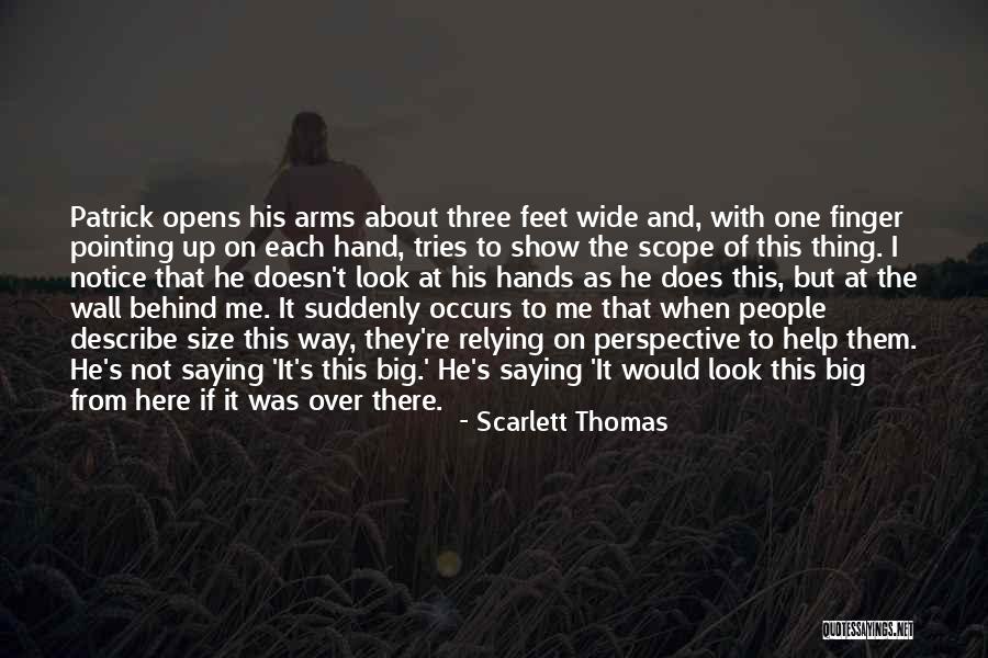 Pointing The Way Quotes By Scarlett Thomas