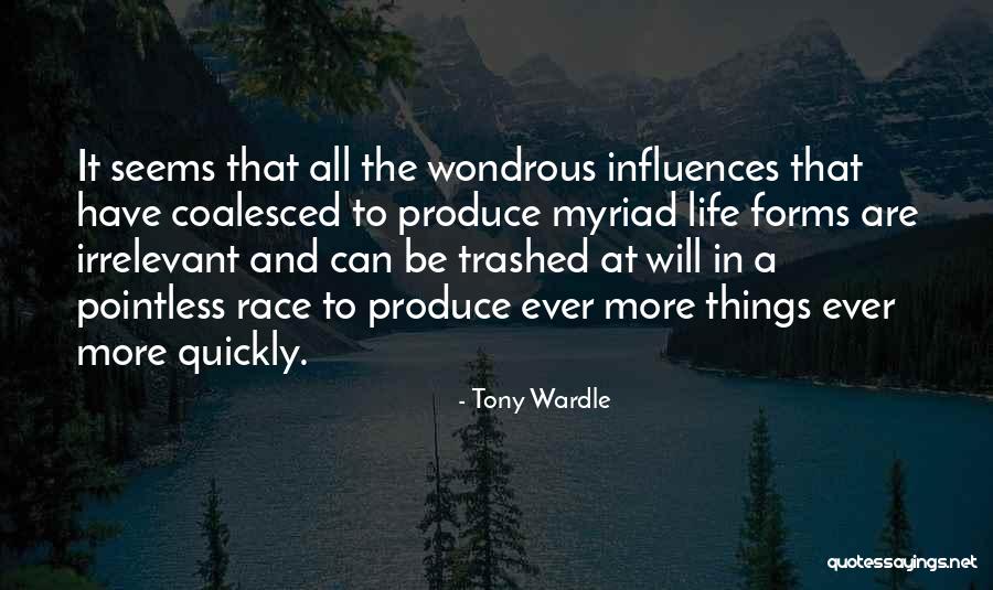 Pointless Life Quotes By Tony Wardle