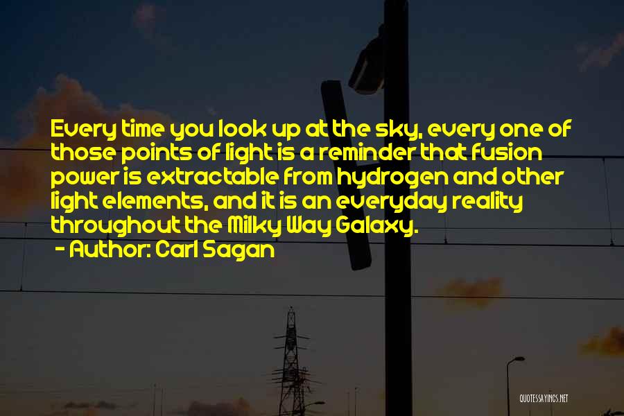 Points Of Power Quotes By Carl Sagan