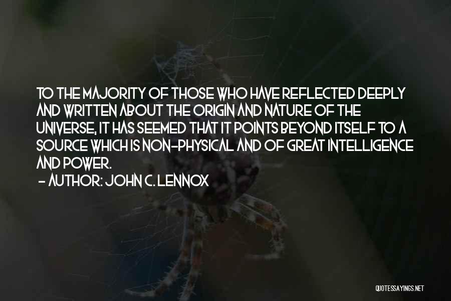 Points Of Power Quotes By John C. Lennox