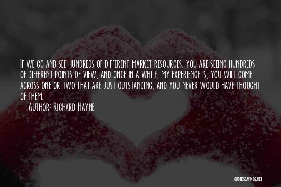 Points Of View Quotes By Richard Hayne