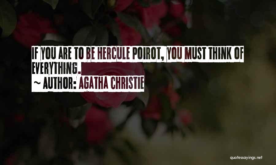 Poirot Quotes By Agatha Christie