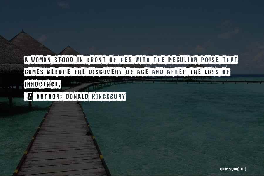 Poise And Confidence Quotes By Donald Kingsbury