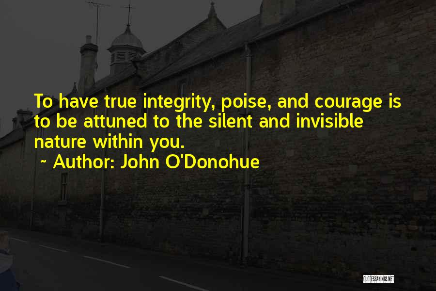 Poise Quotes By John O'Donohue