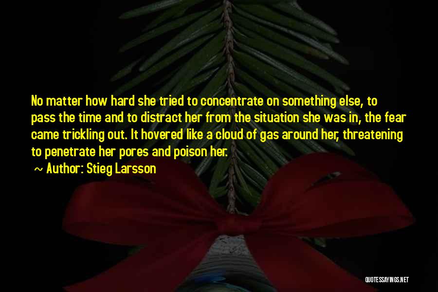 Poison Gas Quotes By Stieg Larsson