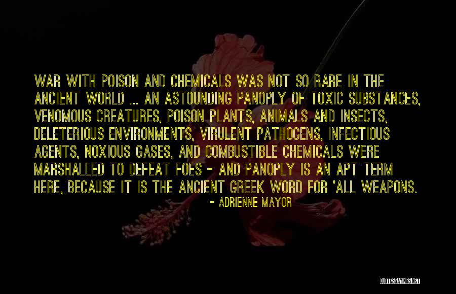 Poison Toxic Quotes By Adrienne Mayor