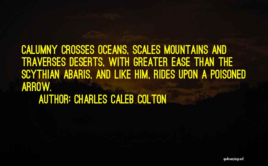 Poisoned Quotes By Charles Caleb Colton