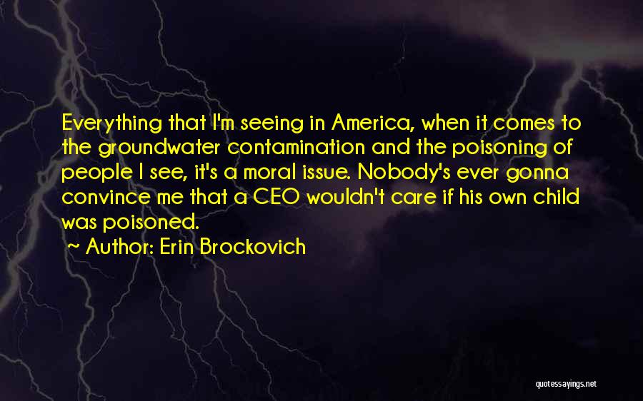 Poisoned Quotes By Erin Brockovich