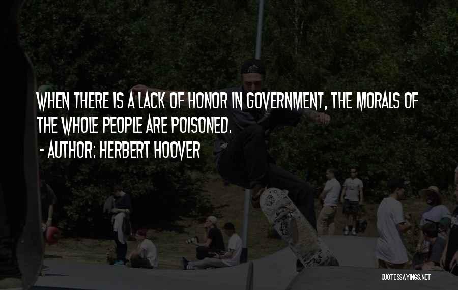 Poisoned Quotes By Herbert Hoover