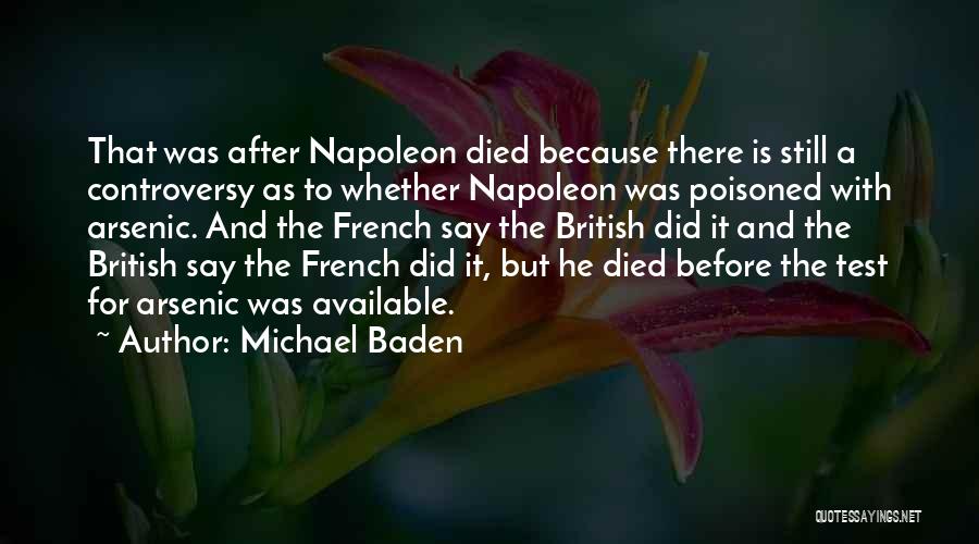 Poisoned Quotes By Michael Baden