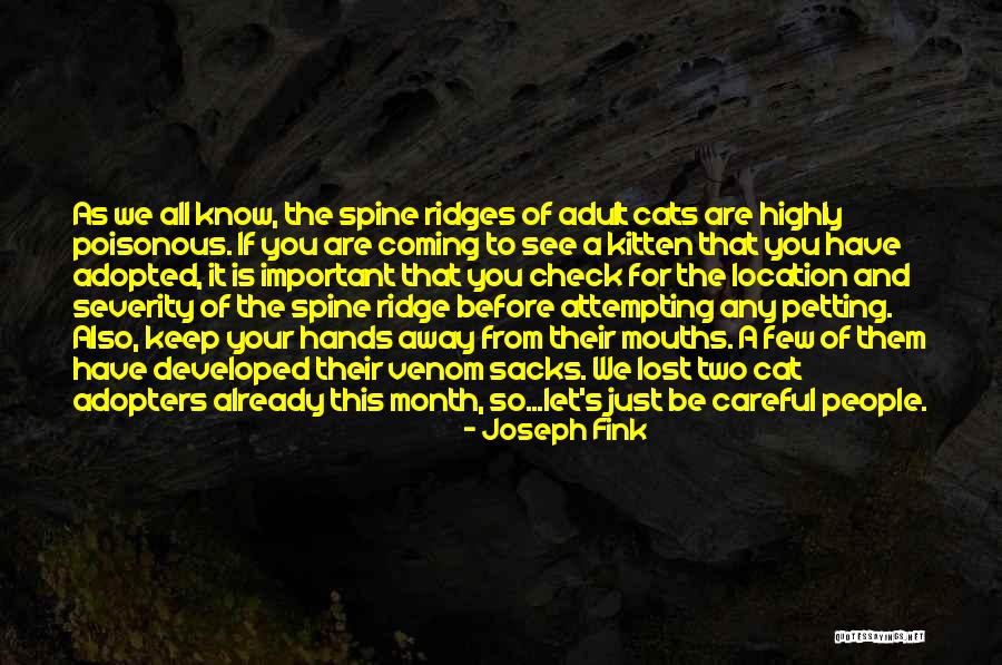 Poisonous People Quotes By Joseph Fink Poisonous People Quotes By Joseph Fink
