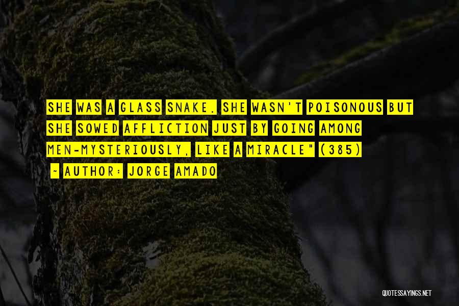 Poisonous Snake Quotes By Jorge Amado
