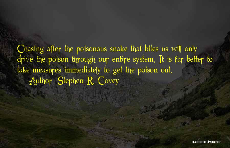 Poisonous Snake Quotes By Stephen R. Covey