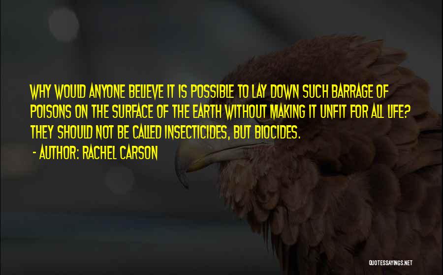 Poisons Quotes By Rachel Carson