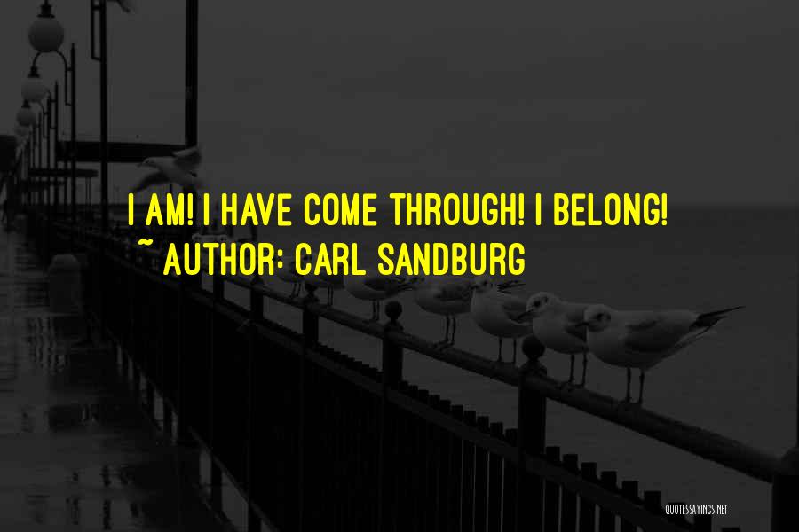 Pojavis Quotes By Carl Sandburg