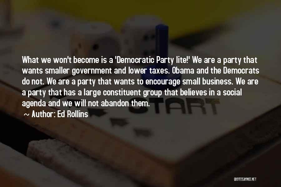 Pojawic Quotes By Ed Rollins