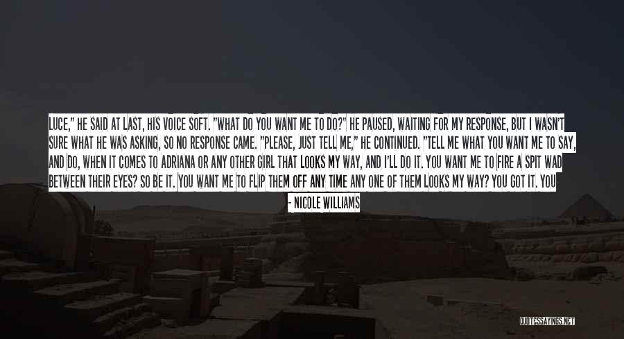 Poke Me Quotes By Nicole Williams Poke Me Quotes By Nicole Williams