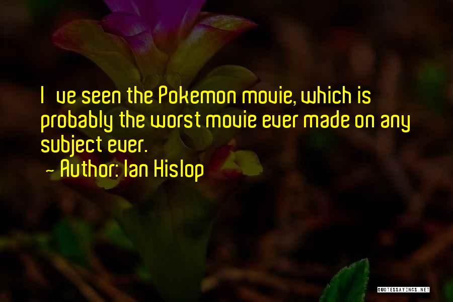 Pokemon B/w Quotes By Ian Hislop