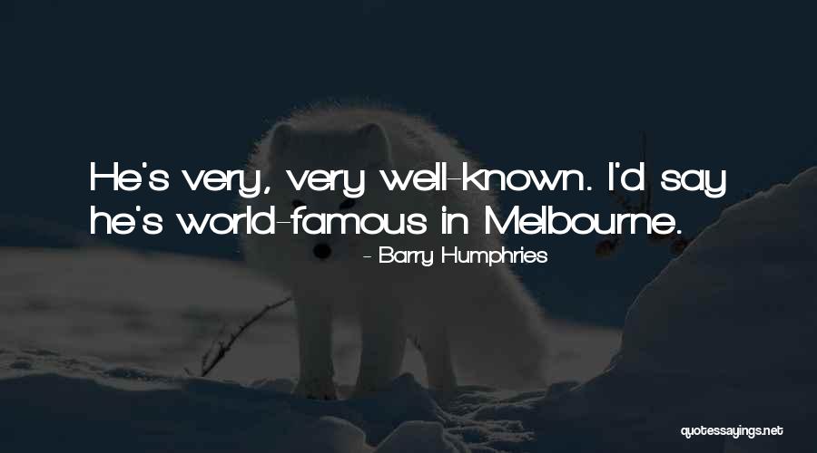 Pokuta Cda Quotes By Barry Humphries Pokuta Cda Quotes By Barry Humphries