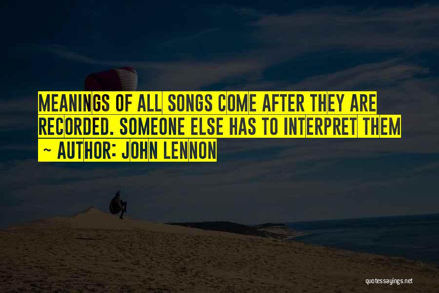 Polainot Quotes By John Lennon