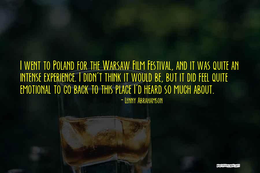 Poland To Quotes By Lenny Abrahamson Poland To Quotes By Lenny Abrahamson