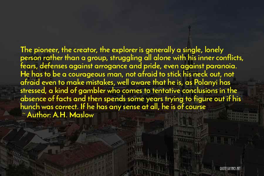 Polanyi Quotes By A.H. Maslow