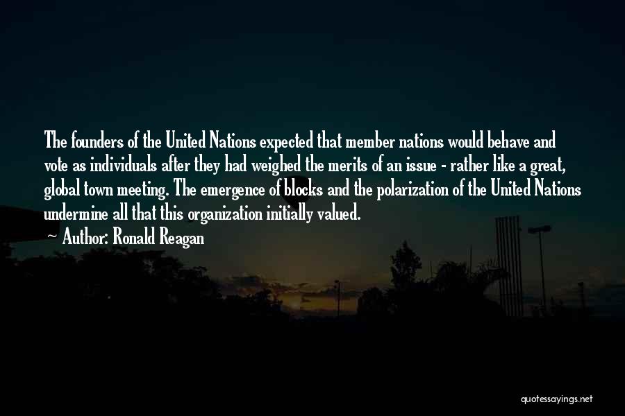 Polarization Quotes By Ronald Reagan
