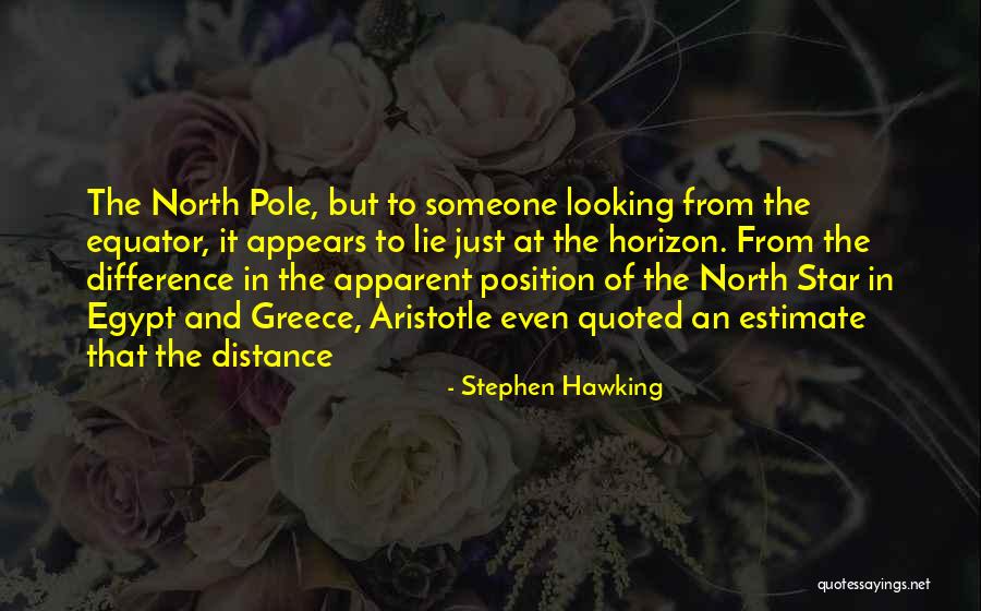 Pole Position Quotes By Stephen Hawking