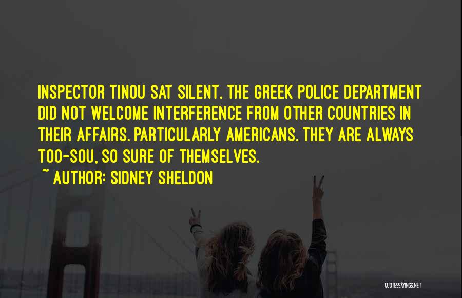 Police Department Quotes By Sidney Sheldon