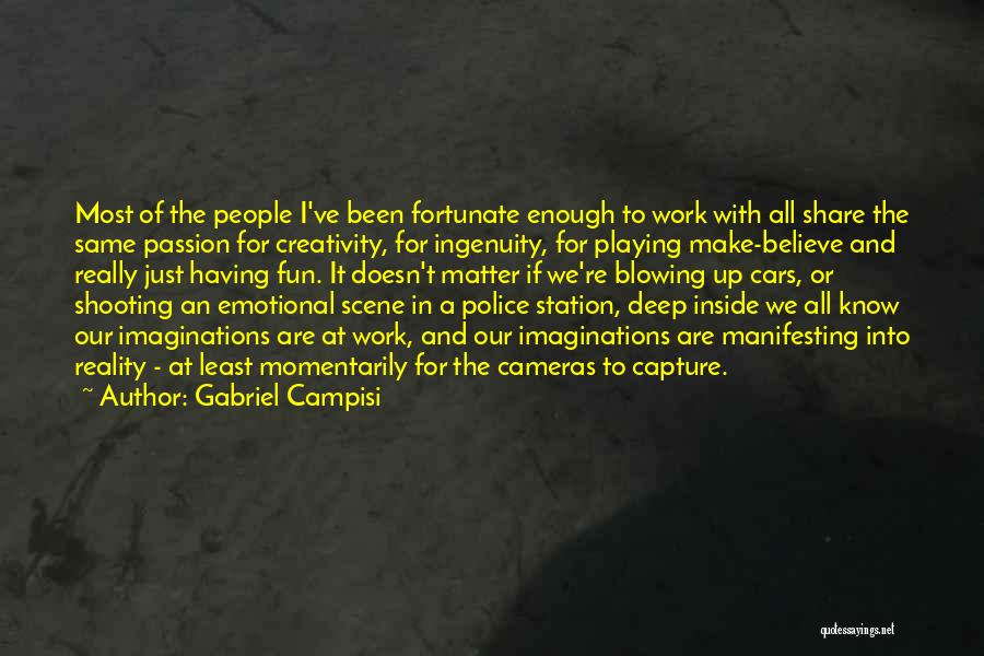 Police Shooting Quotes By Gabriel Campisi