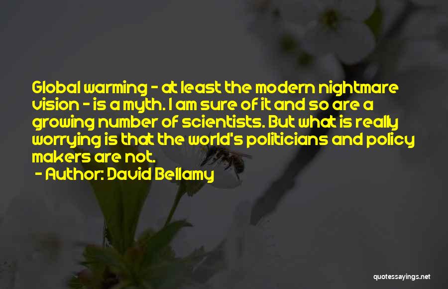 Policy Makers Quotes By David Bellamy