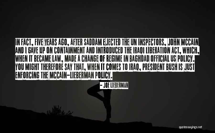 Policy That Gave Quotes By Joe Lieberman Policy That Gave Quotes By Joe Lieberman