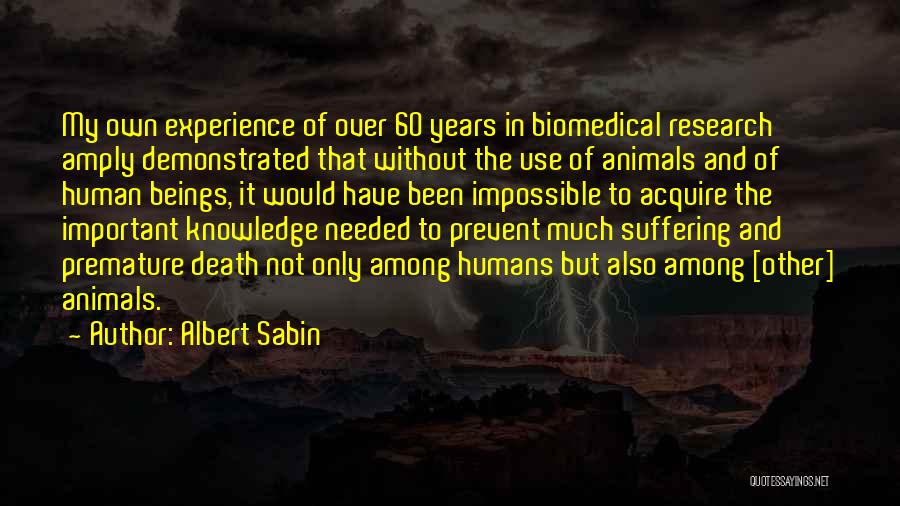 Polio Quotes By Albert Sabin