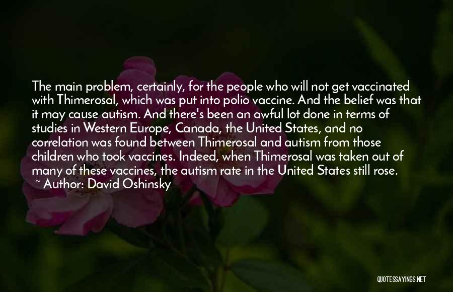 Polio Quotes By David Oshinsky