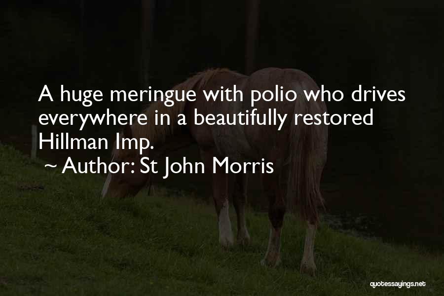 Polio Quotes By St John Morris