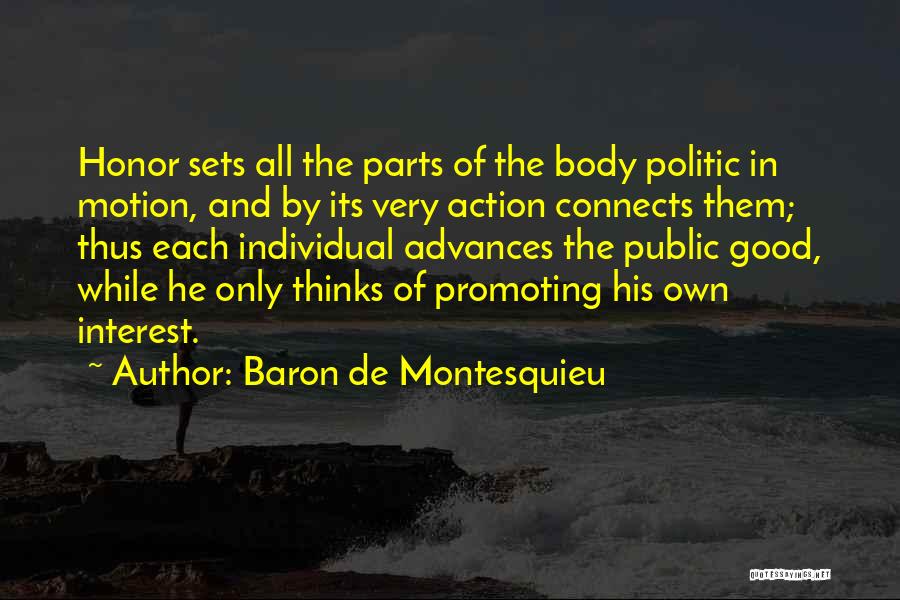 Politic Quotes By Baron De Montesquieu