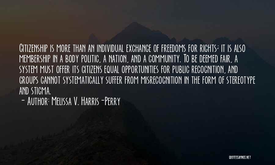 Politic Quotes By Melissa V. Harris-Perry