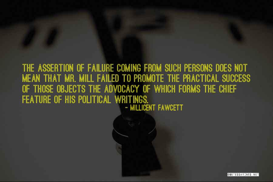 Political Advocacy Quotes By Millicent Fawcett