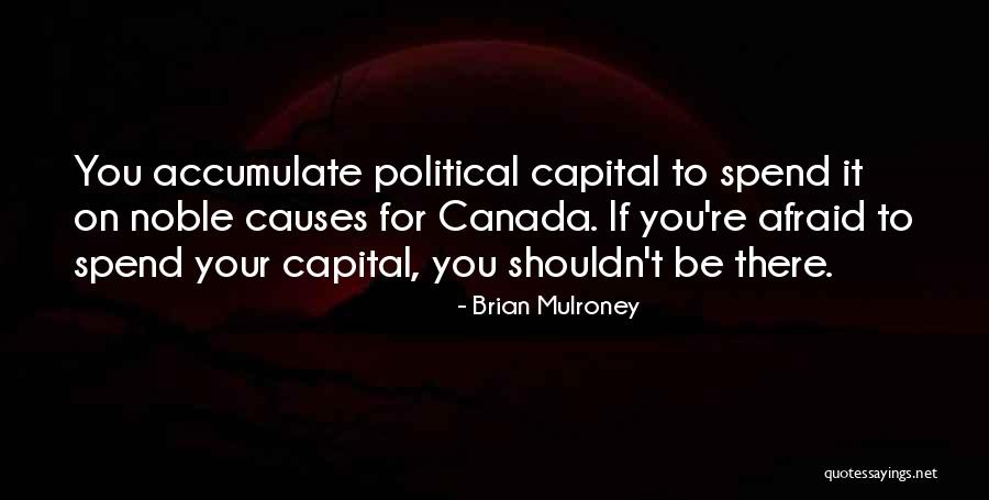 Political Causes Quotes By Brian Mulroney Political Causes Quotes By Brian Mulroney